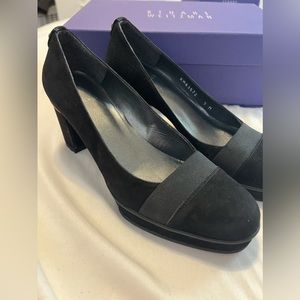 Stuart Weitzman black suede pumps. Size 5